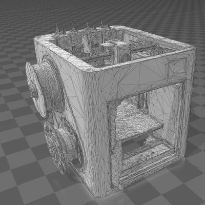 Mô hình quét 3D của máy in Snapmaker U1 - Dùng cho thiết kế phụ kiện