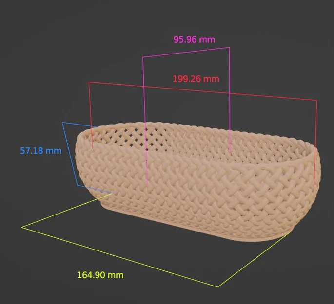Giỏ đựng bánh mì 3D trang trí nhà bếp tinh tế - Image 2