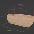Giỏ đựng bánh mì 3D trang trí nhà bếp tinh tế - Thumbnail 2