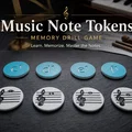 Music Note Tokens – Trò chơi ghi nhớ nốt nhạc - Thumbnail 1