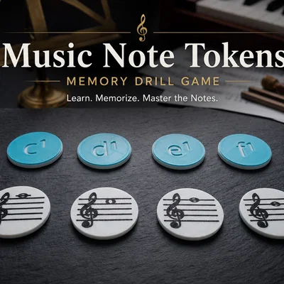 Music Note Tokens – Trò chơi ghi nhớ nốt nhạc
