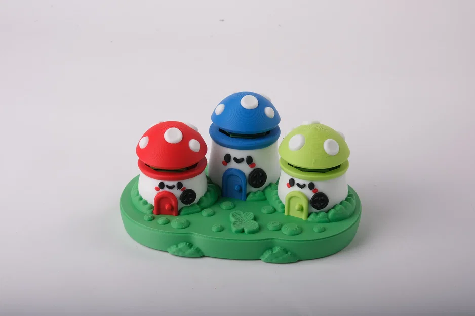 Đồ Chơi Fidget Mushroom House Clicker - Ngôi Nhà Nấm Siêu Dễ Thương - Image 2