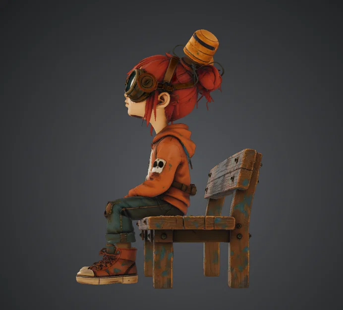Mô hình Niña Steampunk 3D - Thiết kế ấn tượng cho người sưu tầm - Image 5