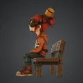 Mô hình Niña Steampunk 3D - Thiết kế ấn tượng cho người sưu tầm - Thumbnail 5