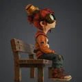 Mô hình Niña Steampunk 3D - Thiết kế ấn tượng cho người sưu tầm - Thumbnail 6