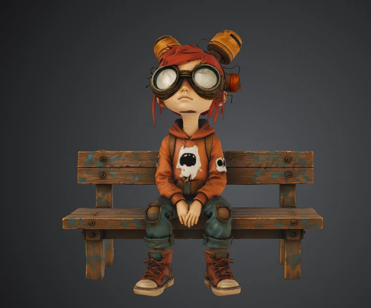 Mô hình Niña Steampunk 3D - Thiết kế ấn tượng cho người sưu tầm - Image 8
