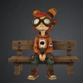 Mô hình Niña Steampunk 3D - Thiết kế ấn tượng cho người sưu tầm - Thumbnail 8