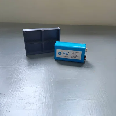 Khay đựng pin 9V nhỏ gọn, tiện lợi (Model 3D đơn giản)