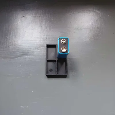 Khay đựng pin 9V nhỏ gọn, tiện lợi (Model 3D đơn giản)