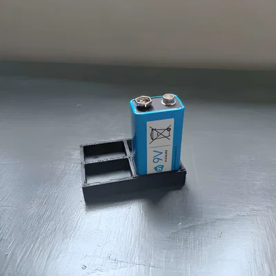 Khay đựng pin 9V nhỏ gọn, tiện lợi (Model 3D đơn giản)