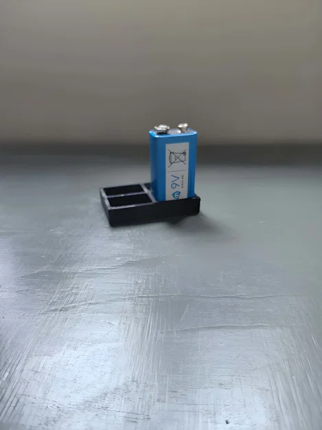 Khay đựng pin 9V nhỏ gọn, tiện lợi (Model 3D đơn giản) - Image 6