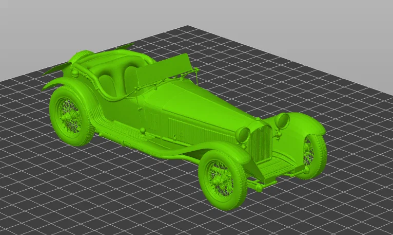 Mô hình xe cổ điển Alfa Romeo 8C 3D tinh xảo - Image 2