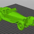 Mô hình xe cổ điển Alfa Romeo 8C 3D tinh xảo - Thumbnail 2