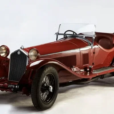 Mô hình xe cổ điển Alfa Romeo 8C 3D tinh xảo