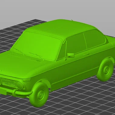Mô hình 3D xe cổ BMW 2002 TI (Thiết kế Fusion360)