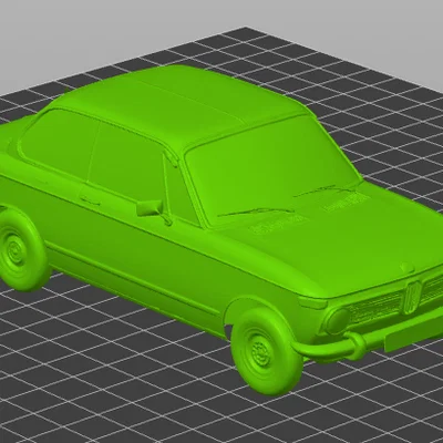 Mô hình 3D xe cổ BMW 2002 TI (Thiết kế Fusion360)
