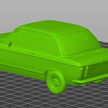 Mô hình 3D xe cổ BMW 2002 TI (Thiết kế Fusion360)