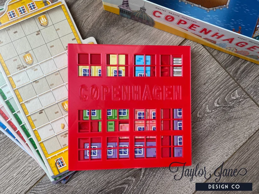 Copenhagen Board Game Insert (Bao gồm tất cả bản mở rộng Queenie) - Image 6