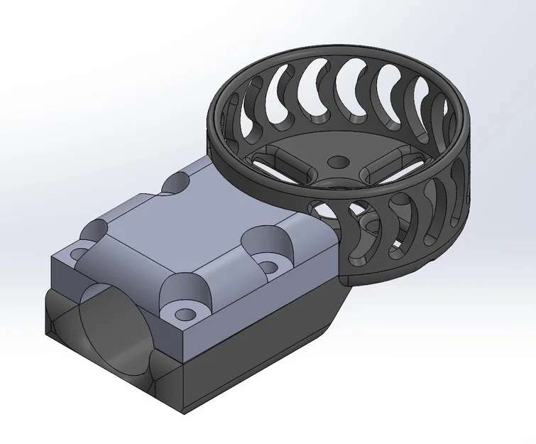 Giá gắn motor FPV cho ống sợi carbon 16 mm - Image 3