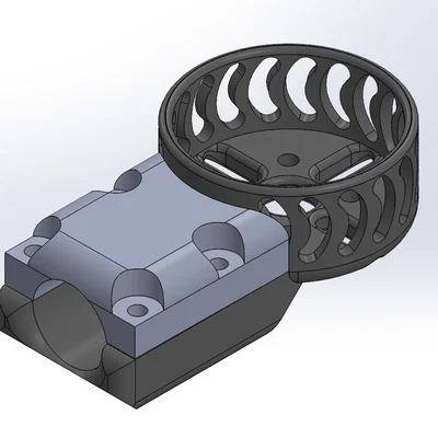 Giá gắn motor FPV cho ống sợi carbon 16 mm