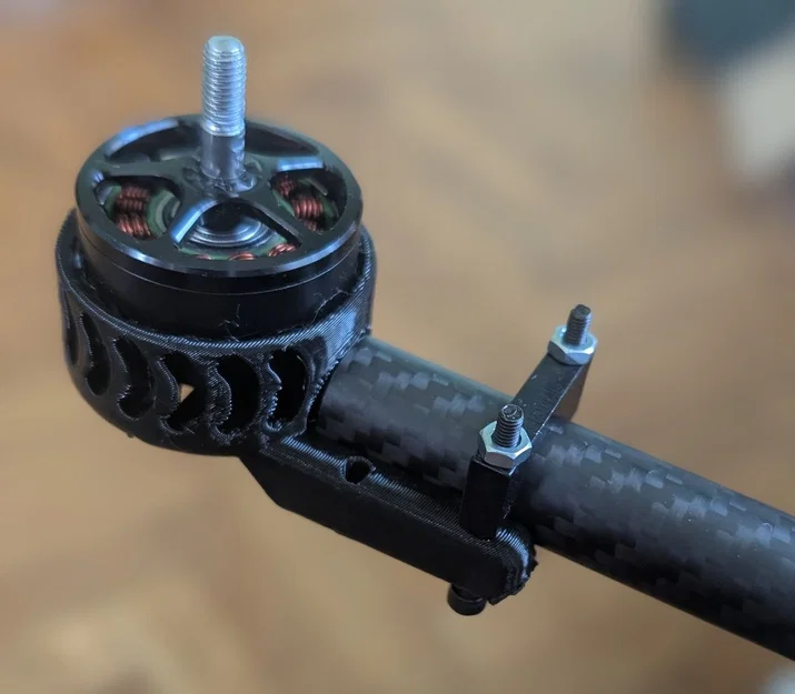 Giá gắn motor FPV cho ống sợi carbon 16 mm - Image 5