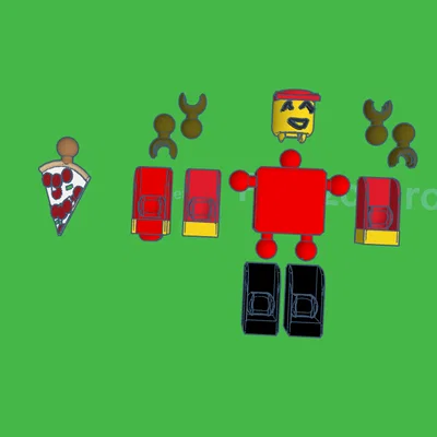 Mô hình nhân vật Elliot Roblox có khớp nối (Articulated Figure)