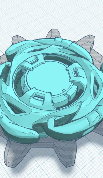 Mô hình Gear Aero Pegasus tùy chỉnh cho Beyblade X - In 3D cực ngầu - Image 1