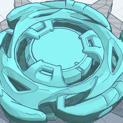 Mô hình Gear Aero Pegasus tùy chỉnh cho Beyblade X - In 3D cực ngầu
