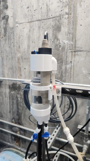 Bộ Flow Cell pH và Tách Bọt Khí cho Xử Lý Nước - Image 1