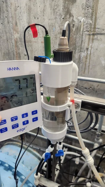 Bộ Flow Cell pH và Tách Bọt Khí cho Xử Lý Nước - Image 4