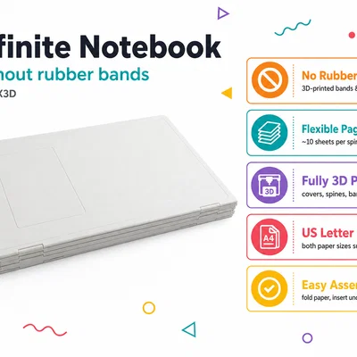 Sổ tay vô tận không dùng dây thun (Infinite Notebook)