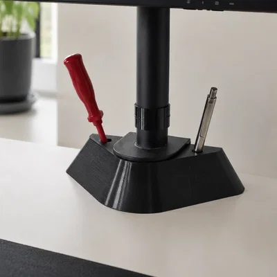 Đế nâng tay đỡ màn hình 50 mm kèm hai khay để dụng cụ