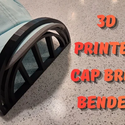 Khuôn uốn cong vành mũ 3D (Cap Brim Bender) giúp giữ form mũ hoàn hảo