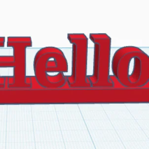 Mô hình trang trí chữ Hello để bàn dễ thương và tinh tế