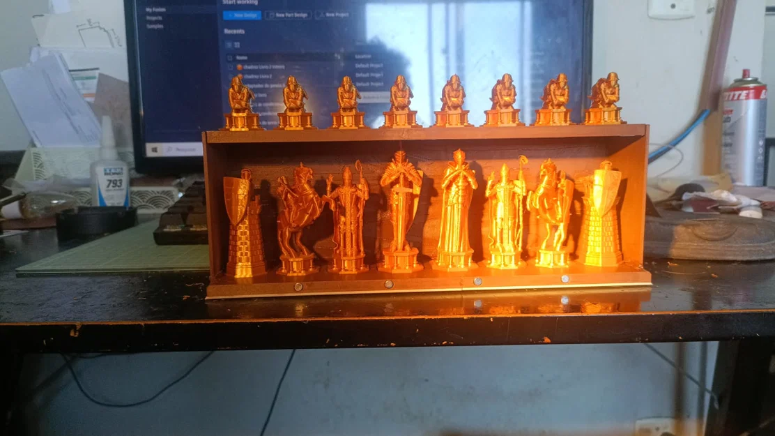 Hộp đựng kiêm bàn cờ Harry Potter Wizard Chess - Image 9