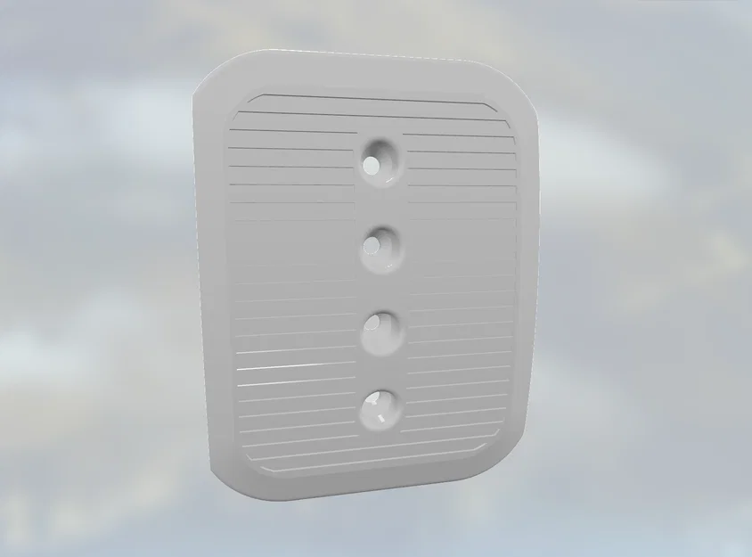 Bề mặt bàn đạp (Pedal Faces) thay thế cho Moza SRP - Phụ kiện Sim Racing - Image 1