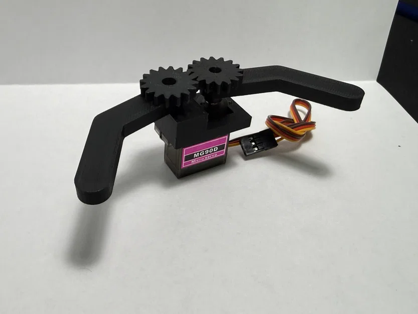 Càng gắp robot 3D cho servo MG90s và MG90D nhỏ gọn - Image 1