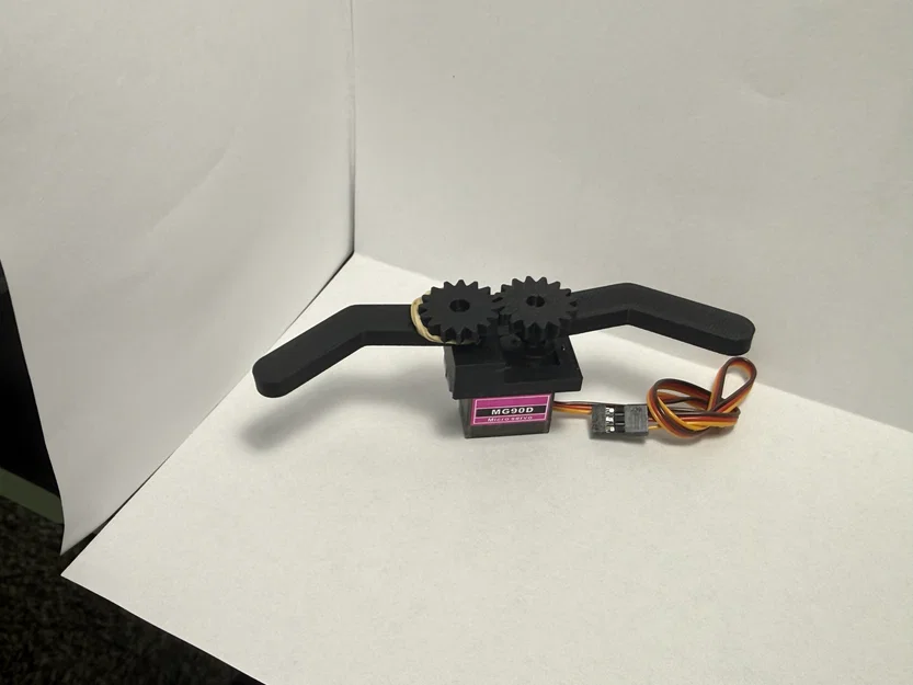 Càng gắp robot 3D cho servo MG90s và MG90D nhỏ gọn - Image 2