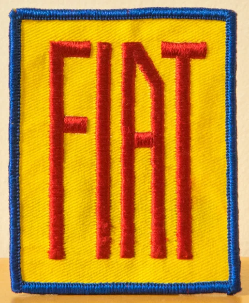 Mô hình Logo FIAT trang trí 3D phong cách cổ điển - Image 2