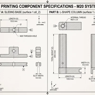 Giá đỡ Microsoft Surface gắn bảng Pegboard & Kệ bàn - M20 có thể điều chỉnh