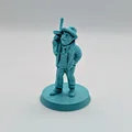 Mô hình Gangster cầm súng Tommy tỉ lệ 28mm (Không cần support) - Thumbnail 1