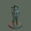 Mô hình Gangster cầm súng Tommy tỉ lệ 28mm (Không cần support) - Thumbnail 2