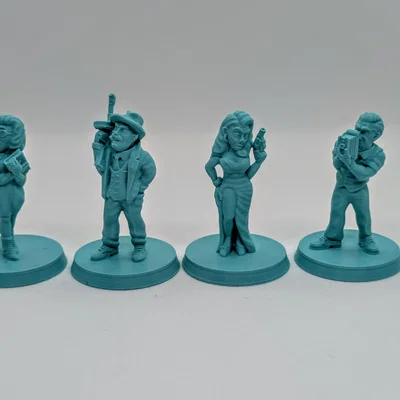 Mô hình Gangster cầm súng Tommy tỉ lệ 28mm (Không cần support)