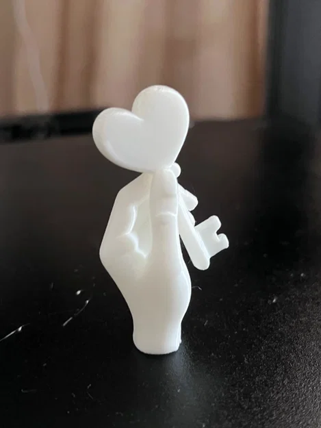 Mô hình in 3D Chìa khóa trái tim - Món quà tình yêu độc đáo - Image 1
