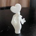 Mô hình in 3D Chìa khóa trái tim - Món quà tình yêu độc đáo - Thumbnail 1