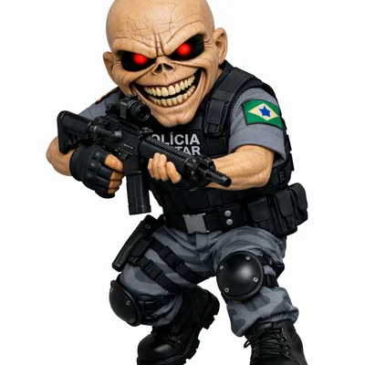 Mô hình Eddie chiến đấu in 3D cực chất cho người sưu tầm