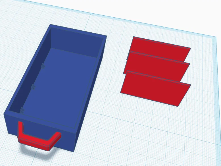 Hộp lưu trữ đồ dùng đa năng có vách ngăn tùy chỉnh (3D Print) - Image 1