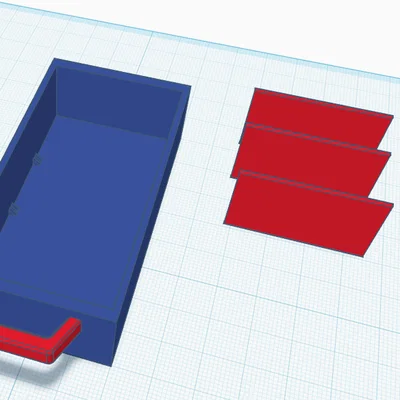 Hộp lưu trữ đồ dùng đa năng có vách ngăn tùy chỉnh (3D Print)