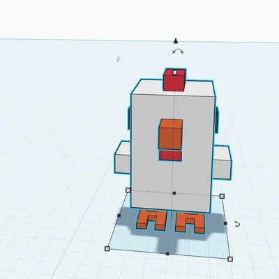 Mô hình 3D chú gà Crossy Road dễ thương - Trang trí bàn làm việc