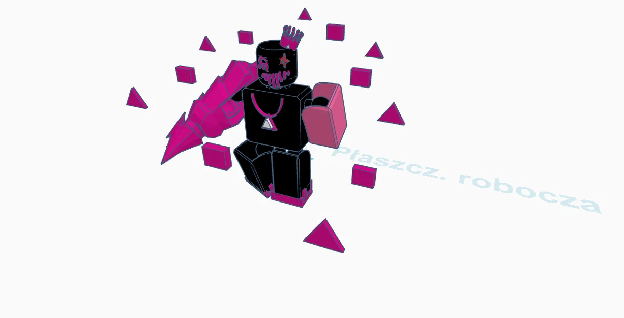 Mô hình nhân vật Roblox Annihilation/FORSAKEN in 3D ấn tượng - Image 1